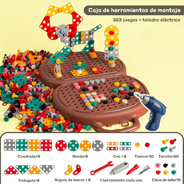 Caja de herramientas Magic Play 258PCS