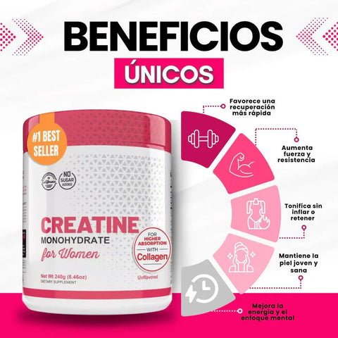 Creatine Monohydrate Powder for Women